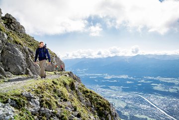Op de Goetheweg naar de Pfeishütte