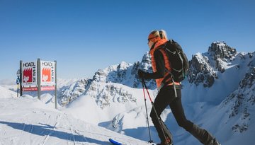 Axamer Lizum Pistenskitour Damenabfahrt