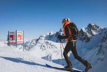Axamer Lizum Pistenskitour Damenabfahrt