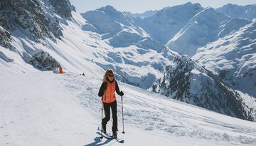 Axamer Lizum Pistenskitour Damenabfahrt