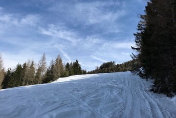 Ski tour on Grünberg (1497m)