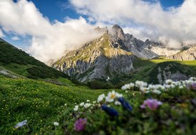 Blick auf die Kalkkögel