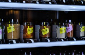 Il distributore automatico di specialità Jay-Jay del ristorante die Wilderin