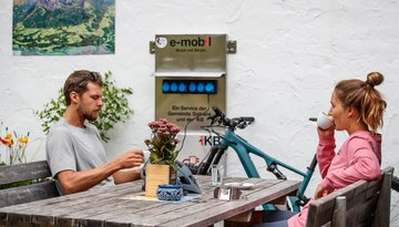 E-Bike Ladestation: Sistranser Alm