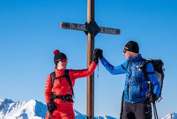 Axamer Lizum piste skitour heren afdaling