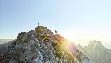 Brandjoch summit cross from the Seegrube