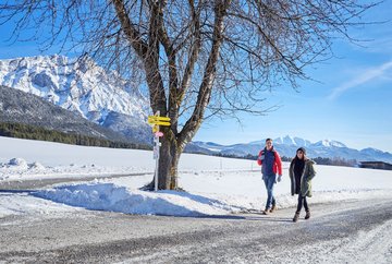 Sentiero delle cappelle - escursione invernale sull'altopiano di Mieming