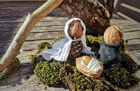 Es wird weihnachtlich: Upcycling und Basteln mit Naturmaterialen