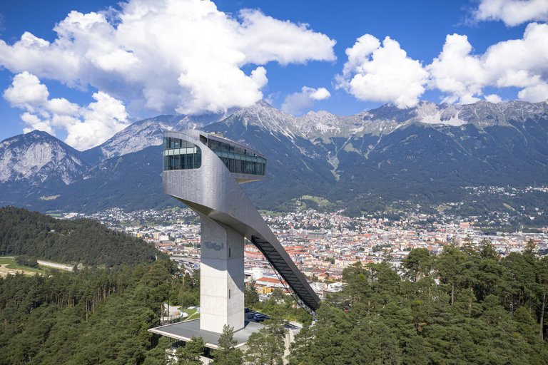 Un’icona del design: il trampolino del Bergisel