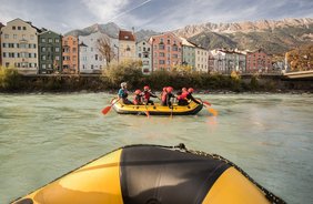 City Rafting Innsbruck: Sightseeing mal anders!