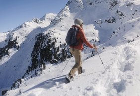 Winterwandern Knappenweg im Kühtai