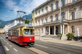 Straßenbahn-Nostalgie in Innsbruck