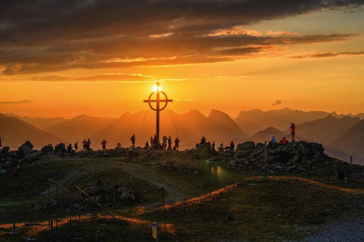Sonnenuntergang Patscherkofel