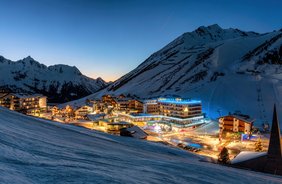 Night skiing in Kühtai