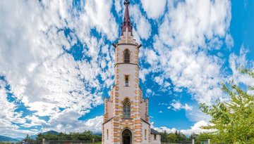 The Path of Reflection to the pilgrimage church of Maria Locherboden