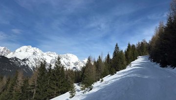 Ski tour on Grünberg (1497m)