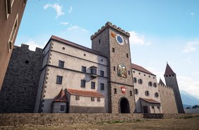Le quattro torri cittadine hanno protetto Innsbruck