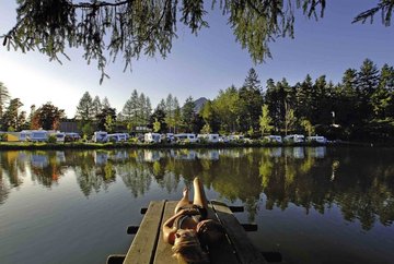 Area balneare presso il lago "Natterer See"