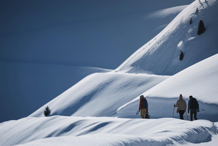 Winterwandern Knappenweg im Kühtai