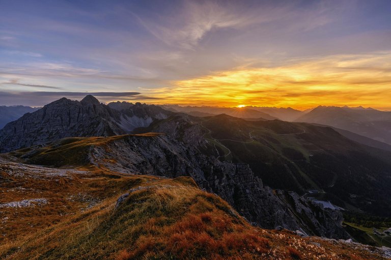 Nockspitze - Blick Richtung Axamer Lizum