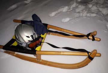 Natural toboggan run Birgitzer Alm - Adelshof - Birgitz Tal