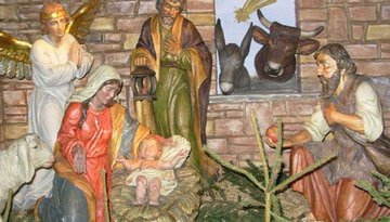 Winterspaziergang zu den Weihnachtskrippen