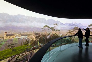 El Tirol Panorama con el museo de los cazadores imperiales