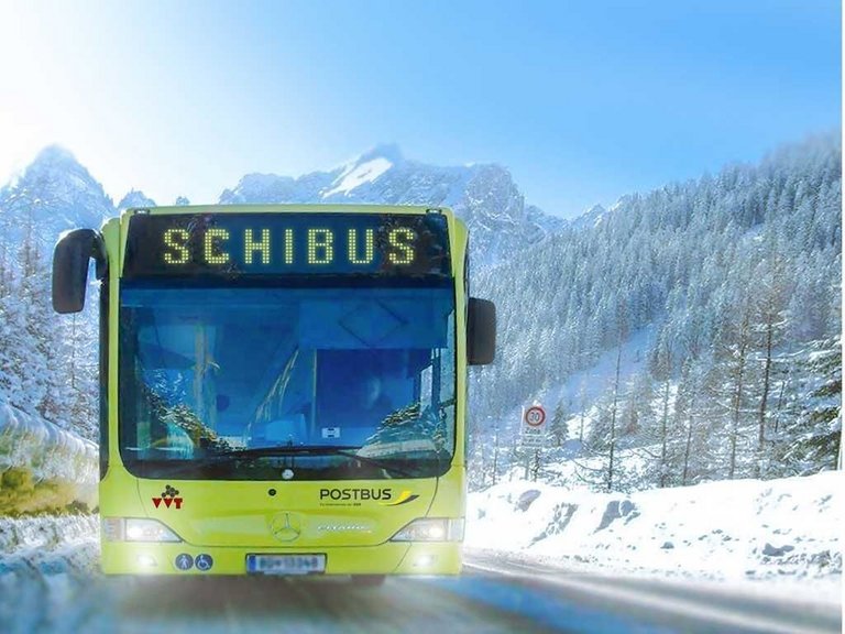 Go skiing without a car, for free